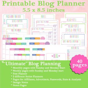 Pumpkin Girl Designs Blog Planner Pages