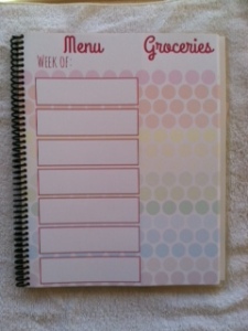 WEEKLY MEAL PLANNING PAGES